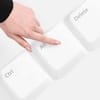 Светильник с подставкой для смартфона Knoppi, белый с логотипом