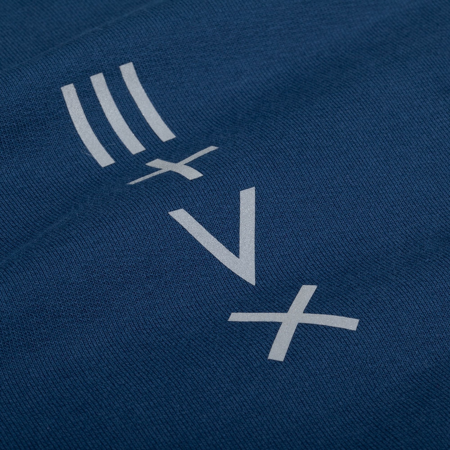 Свитшот унисекс Vozduh, темно-синий с логотипом