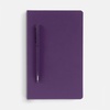 Ежедневник Magnet Shall, недатированный, фиолетовый с логотипом