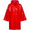 Дождевик-плащ CloudTime, красный с логотипом