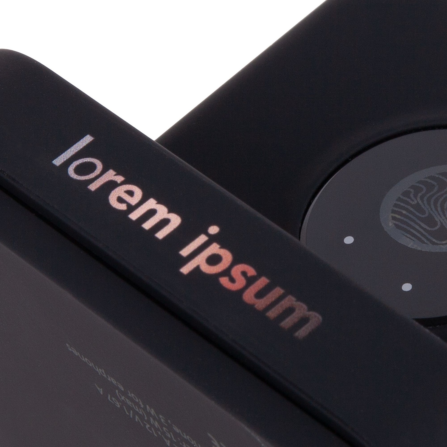 Зарядная станция с подсветкой Cooper Duo, черная с логотипом