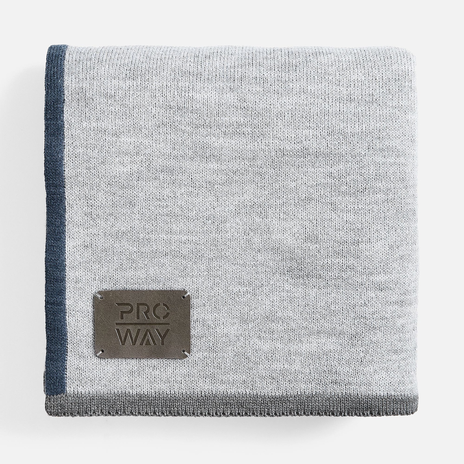 Плед Frontier, светло-серый с логотипом