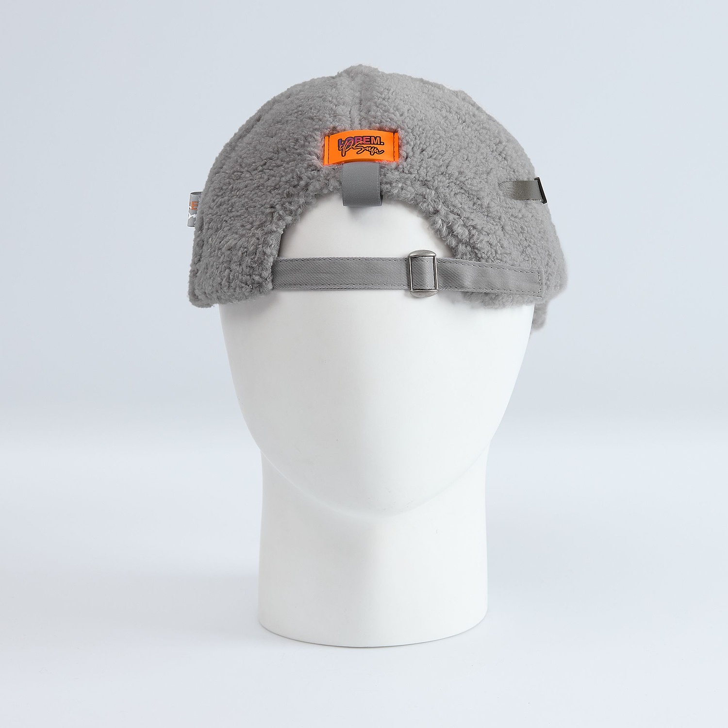 Бейсболка Oblako, утепленная, молочно-белая