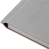 Ежедневник Kroom, недатированный, серый с логотипом