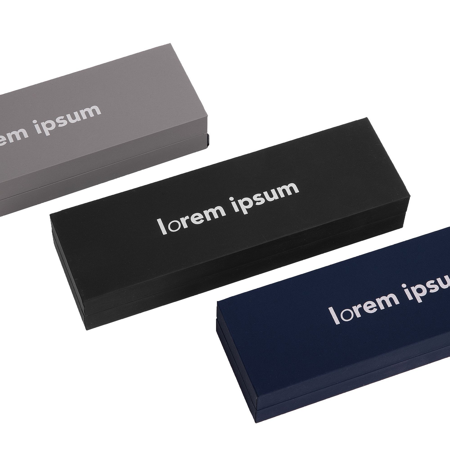 Футляр Duality для 2 ручек, синий с логотипом