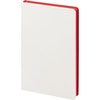 Ежедневник Duplex, недатированный, белый с красным с логотипом
