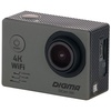 Экшн-камера Digma DiCam 300, серая с логотипом