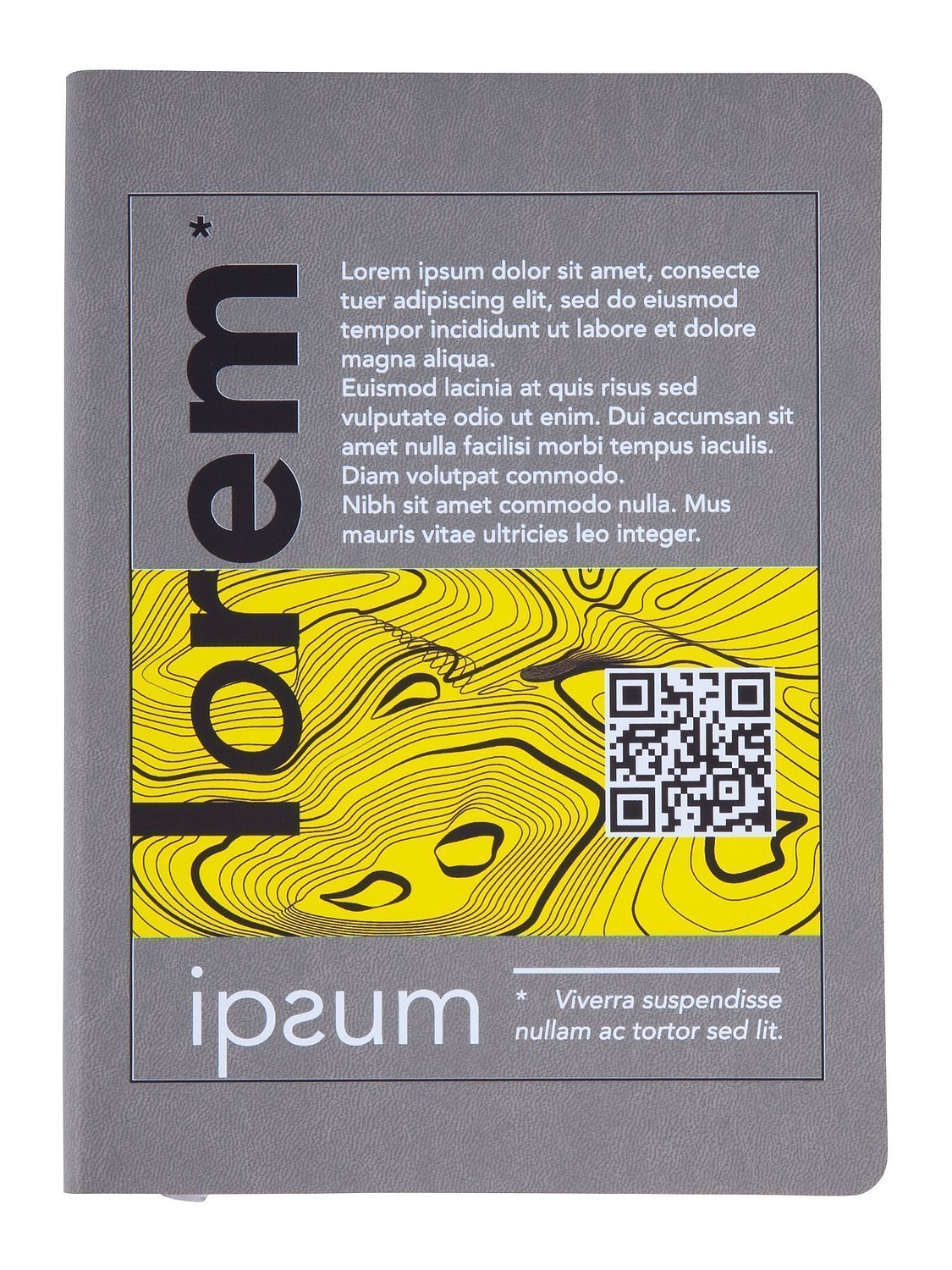 Ежедневник Romano, недатированный, серый