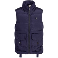 Жилет с подогревом Thermalli Zermatt, темно-синий с логотипом