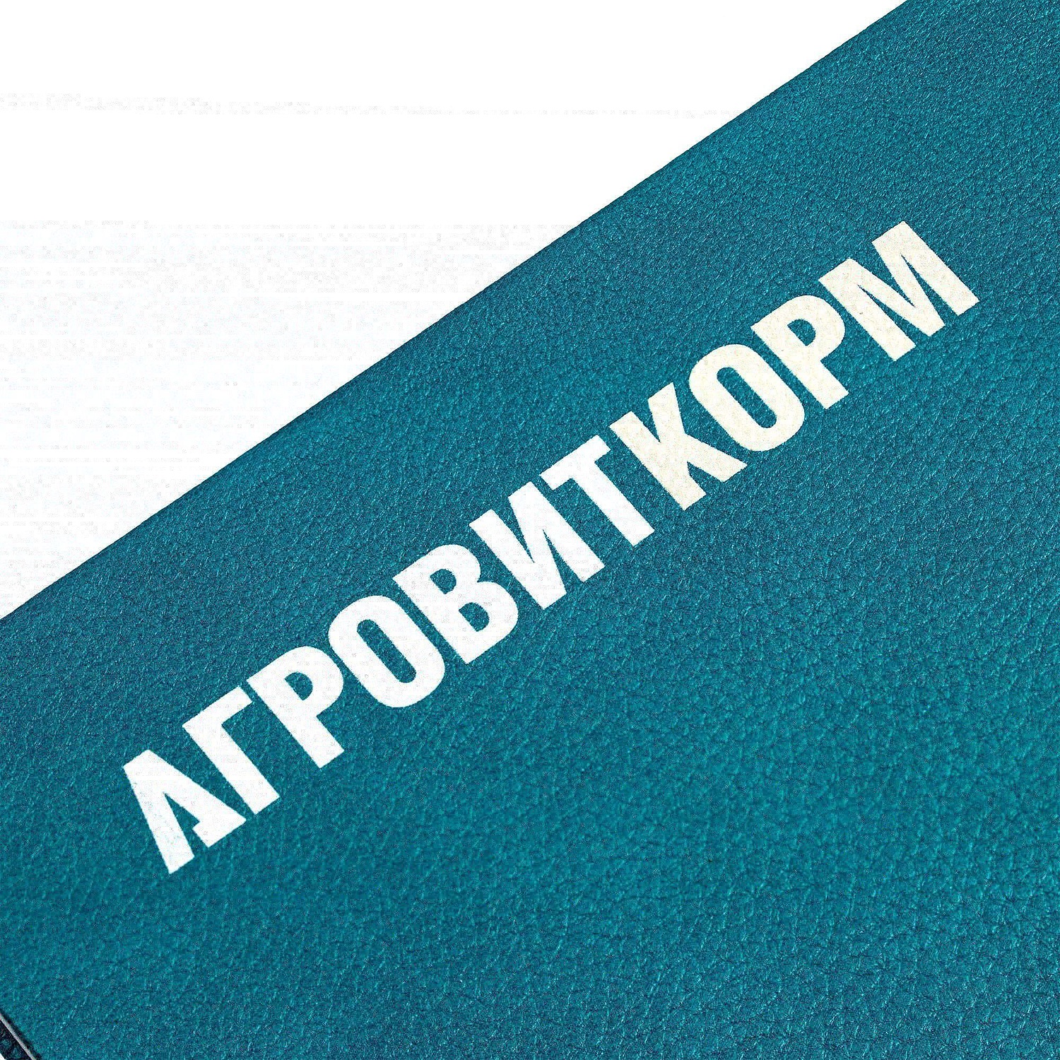 Ежедневник Nova Metal, недатированный, бирюзовый с логотипом