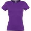 Футболка женская Miss 150 темно-фиолетовая, размер XL