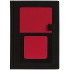 Ежедневник Mobile на заказ, недатированный, черно-красный с логотипом