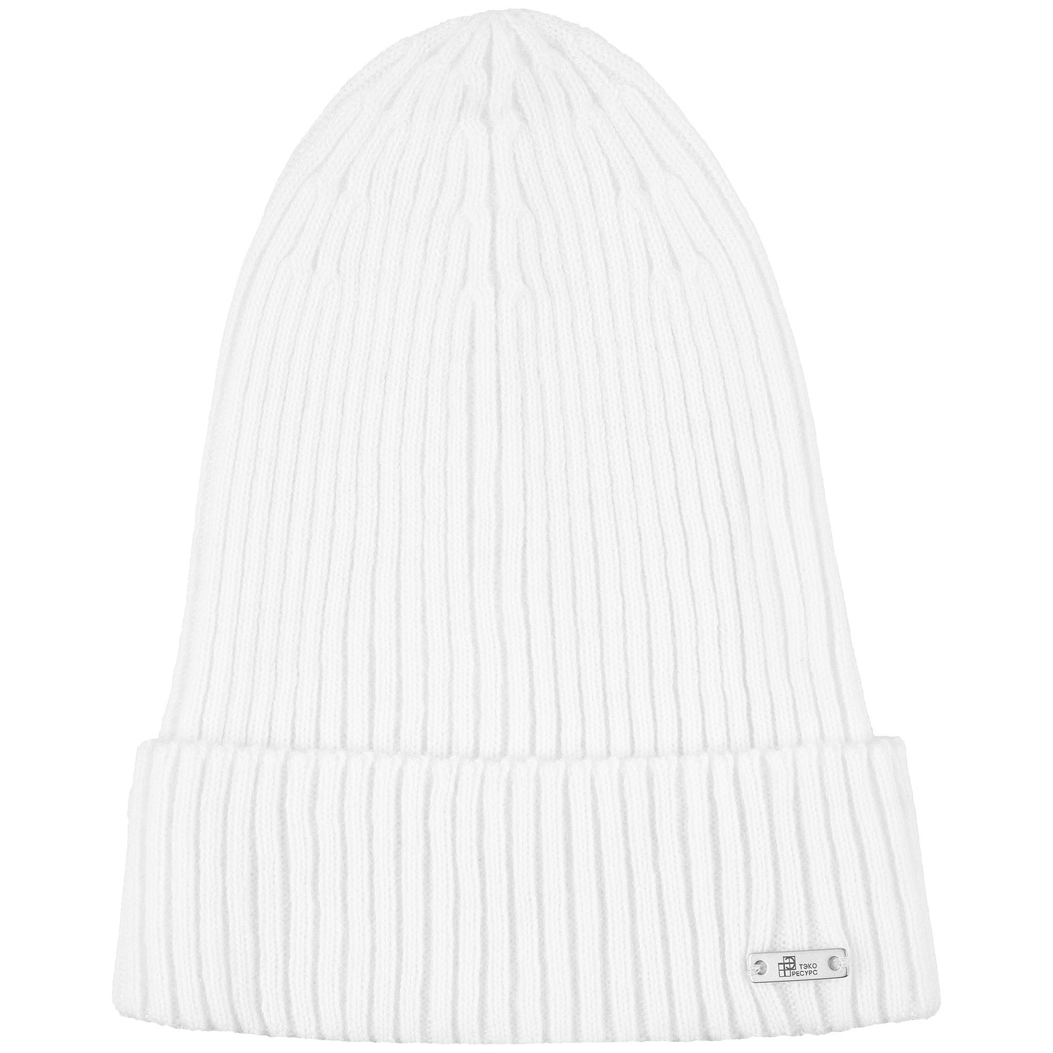 Шапка Alpine, белая с логотипом