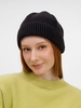 Шапка ComFleece, черная с логотипом