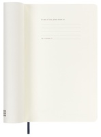 Еженедельник Moleskine Classic Soft Large, синий