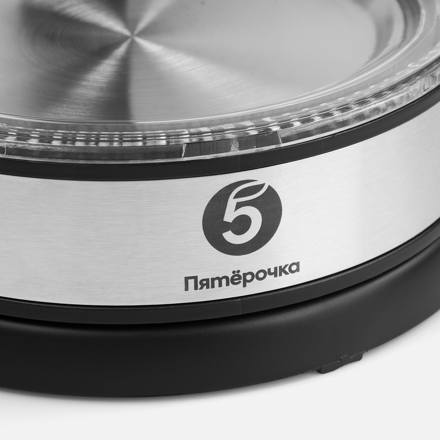 Электрический чайник Lumimore, стеклянный, серебристо-черный