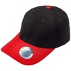 Бейсболка Ben Loyal, черная с красным с логотипом