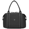 Сумка дорожная Rolling, черная с логотипом