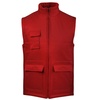Жилет Worker, красный с логотипом