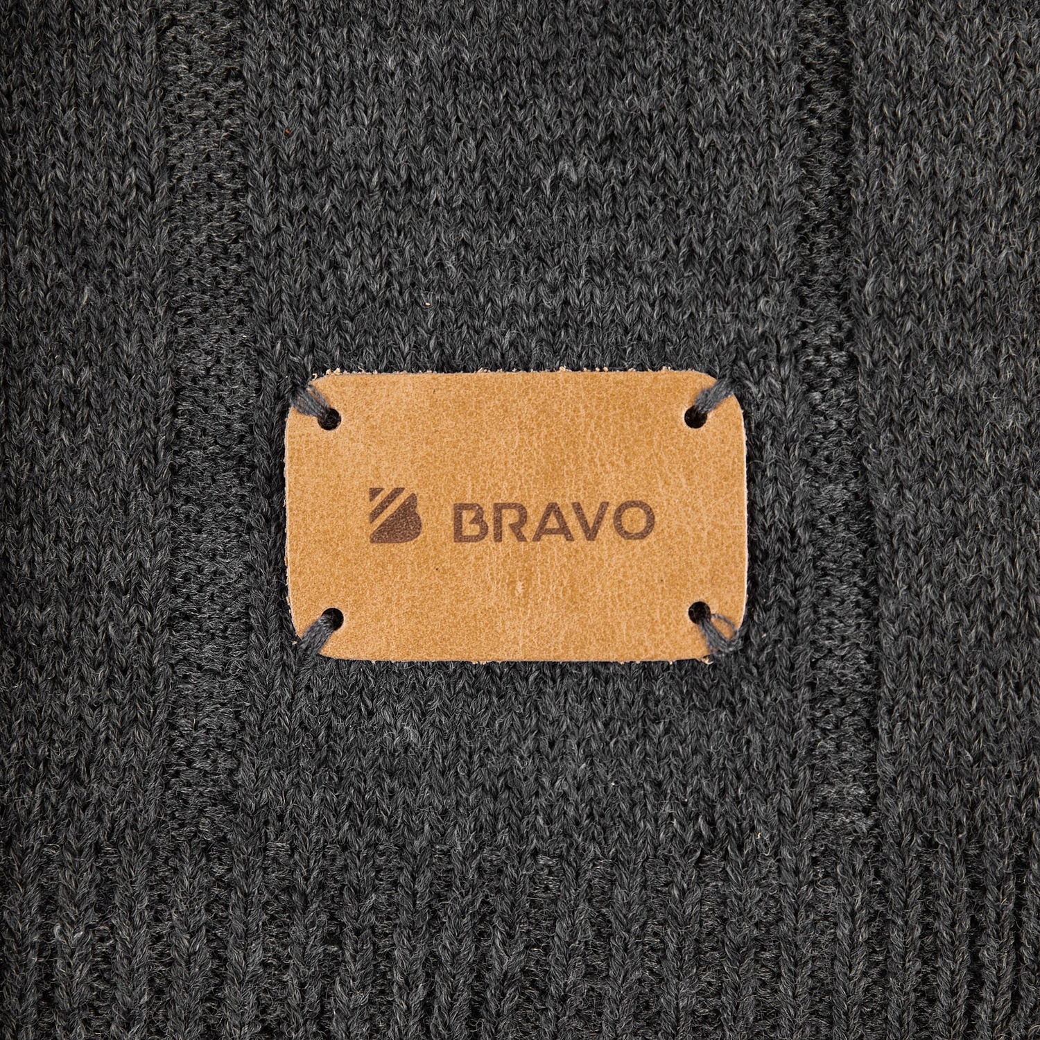 Плед Bambolay, темно-серый меланж