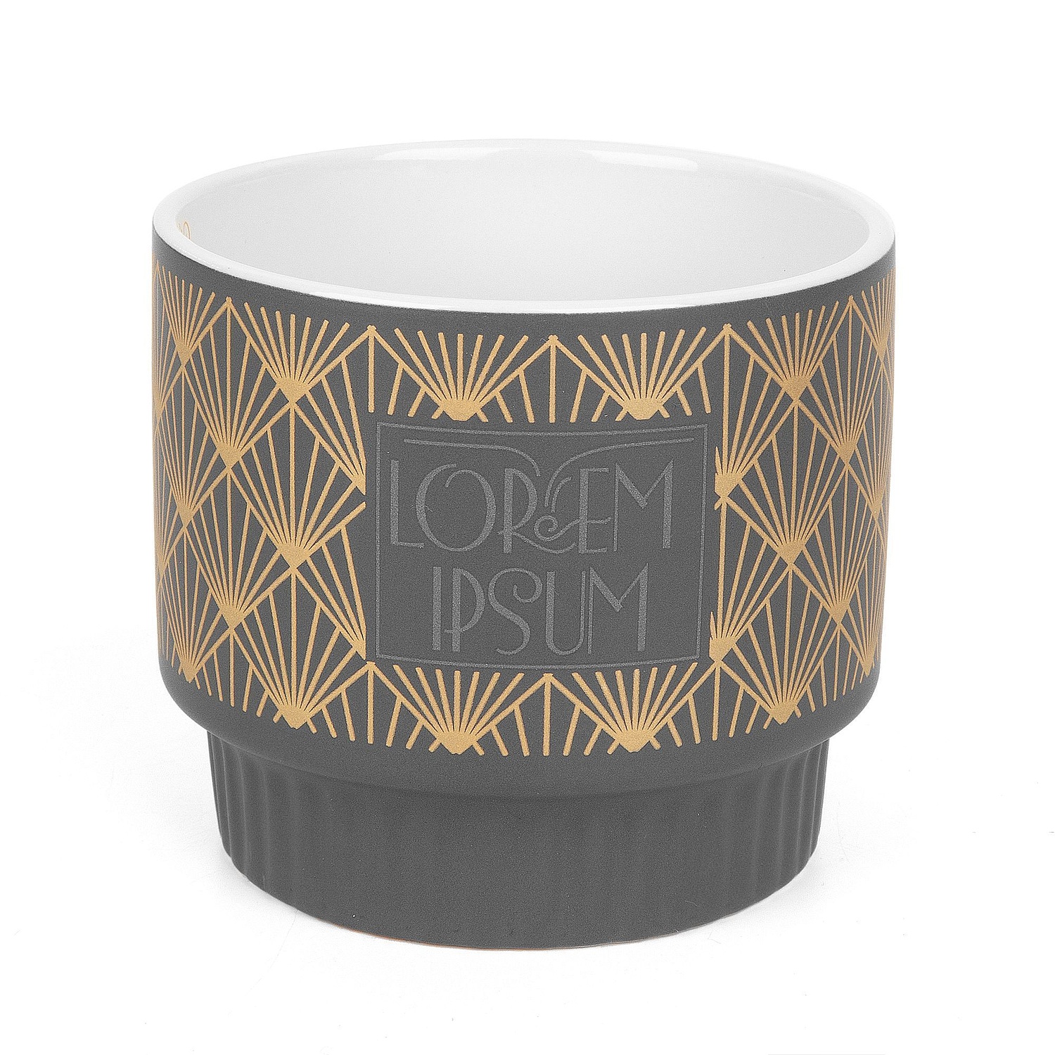 Кружка Forma Linea, серая с логотипом