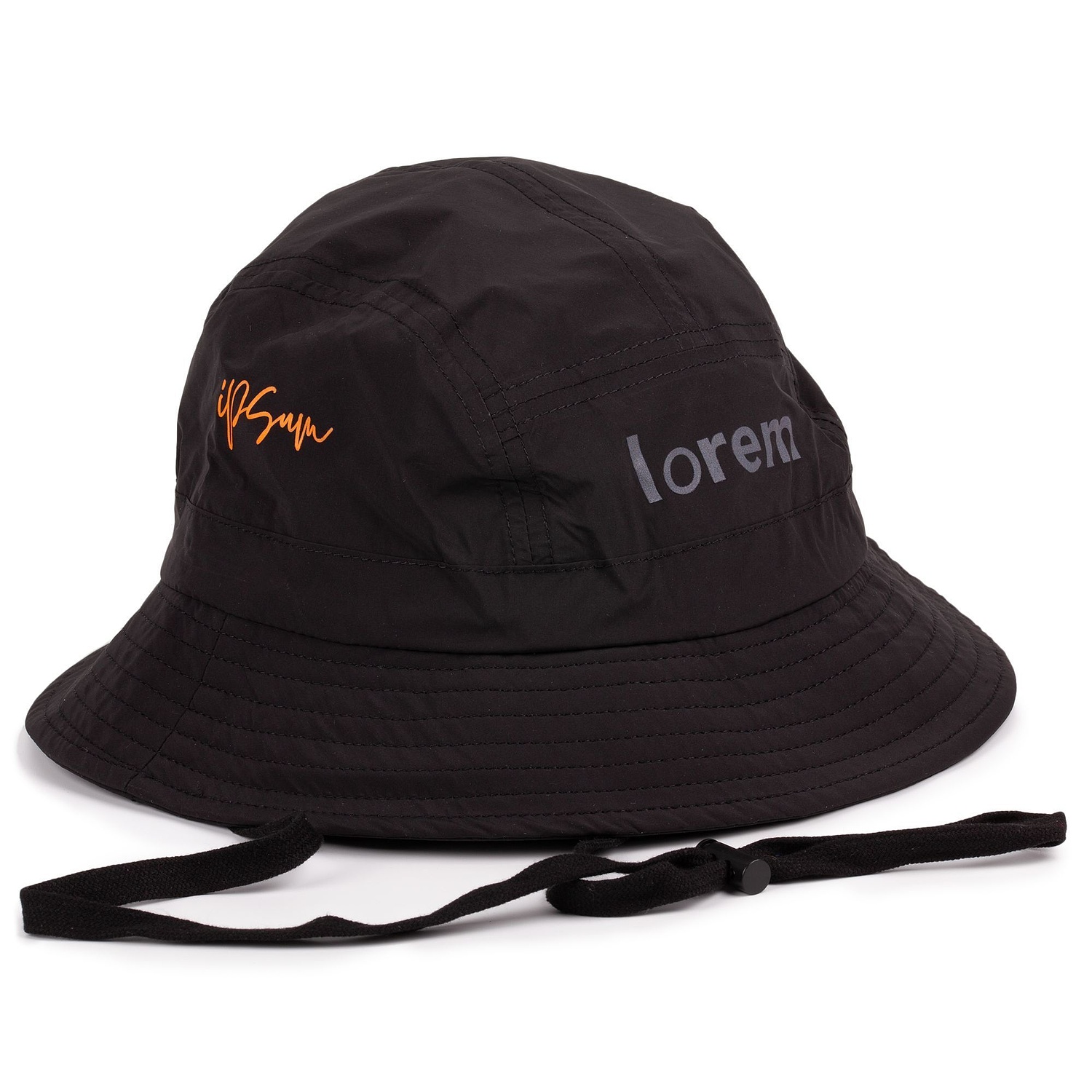 Панама Ben Mac, черная с логотипом