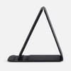 Подставка для смартфона с беспроводной зарядкой Kickstand, серая с логотипом