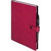 Ежедневник Strep Front на заказ, недатированный, малиновый с логотипом