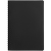 Ежедневник Spring Shall, недатированный, черный с серым с логотипом