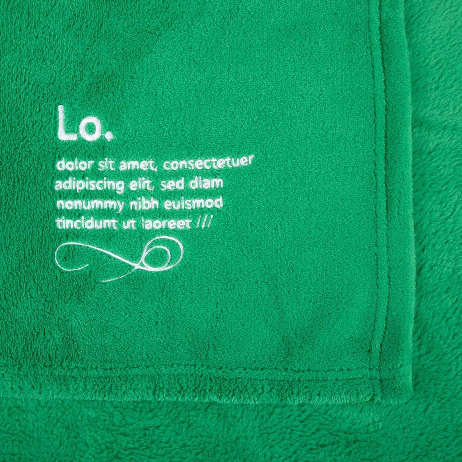 Плед Plush, зеленый