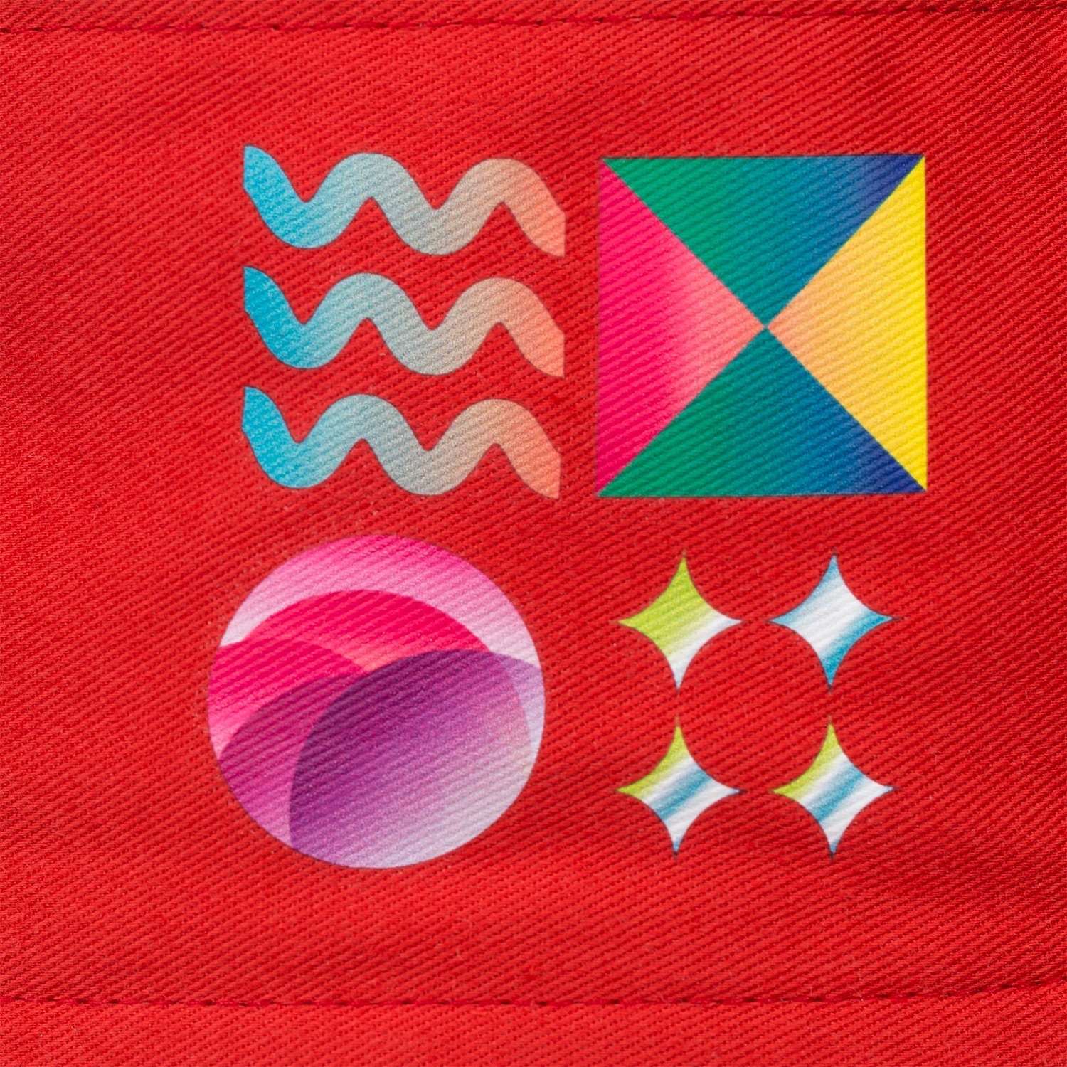 Панама Challenge, красная с логотипом