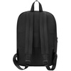 Складной рюкзак Compact Neon, черный с белым с логотипом