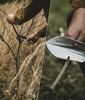 Многофункциональная ручная лопата Hike and Dig, серебристая с логотипом