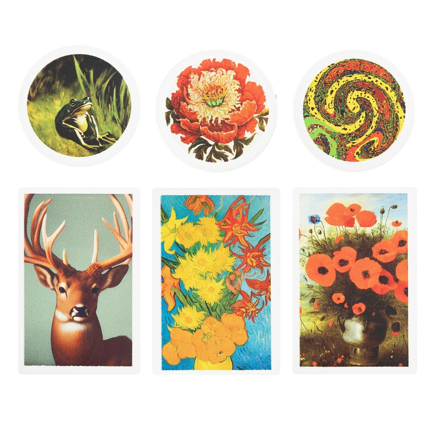 Наклейка тканевая Lunga, L, белая с логотипом