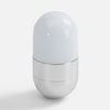 Светильник Compactica, серебристый с логотипом