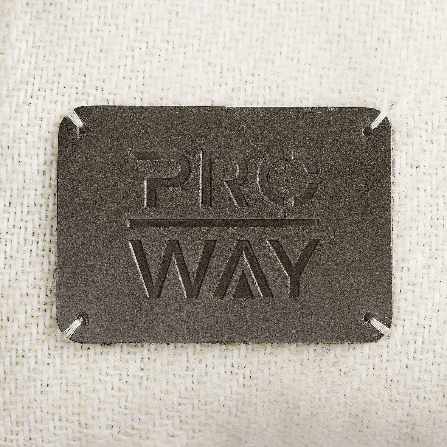 Плед Edinburgh, бежево-коричневый с логотипом