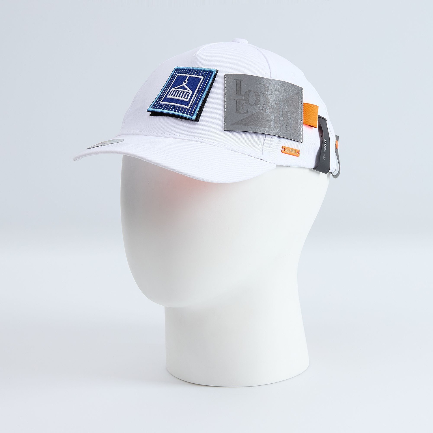 Бейсболка Buzz, оранжевая с логотипом