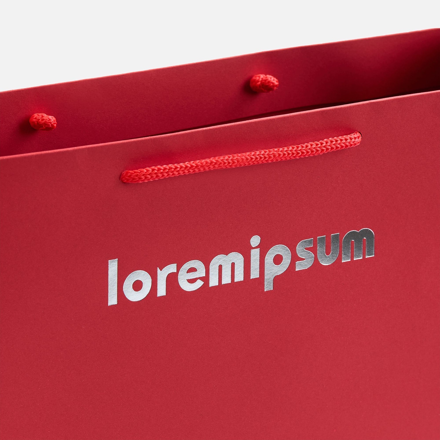 Пакет бумажный Ample Plus S, красный