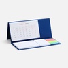 Календарь настольный Grade, синий с логотипом