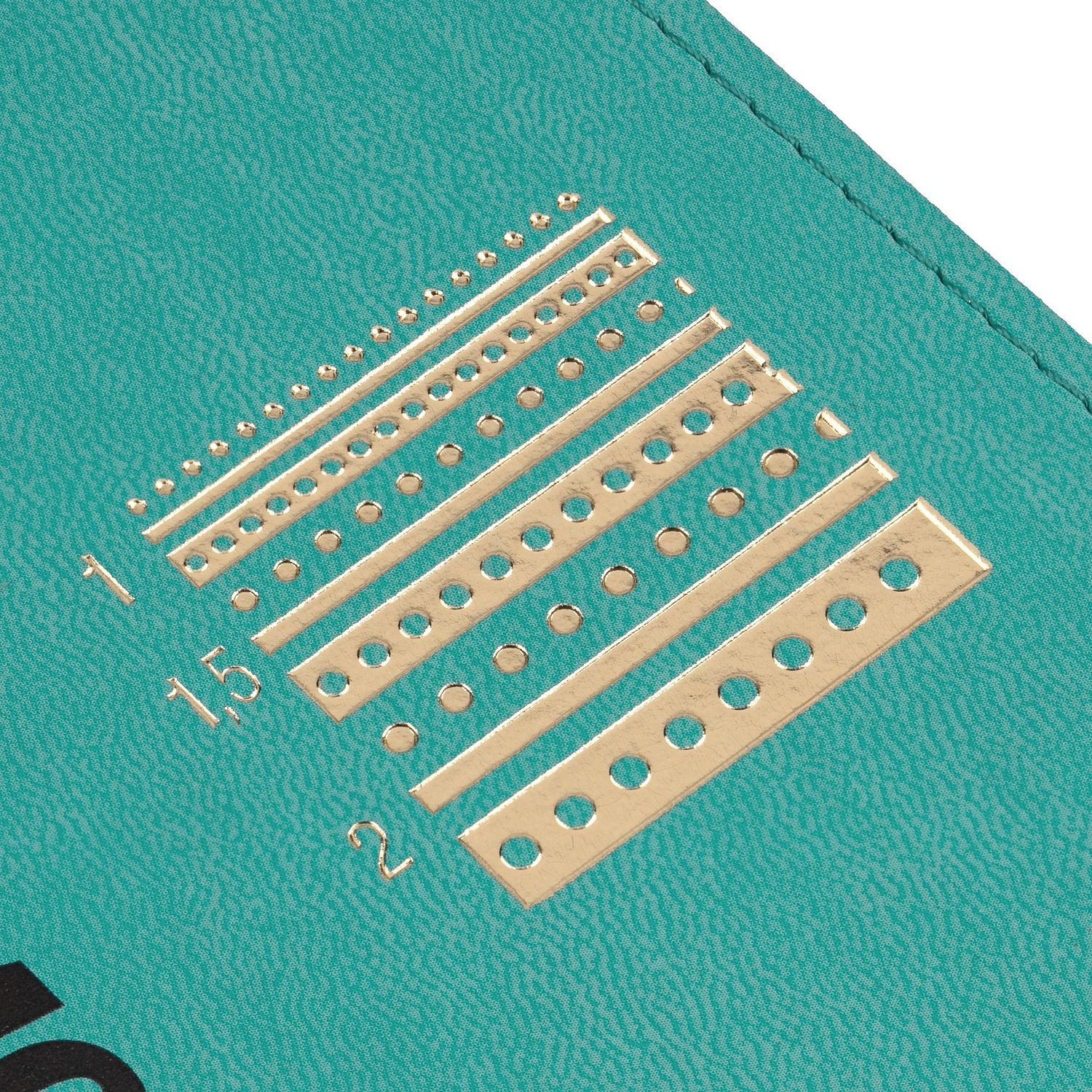 Ежедневник Angle, недатированный, бирюзовый с логотипом