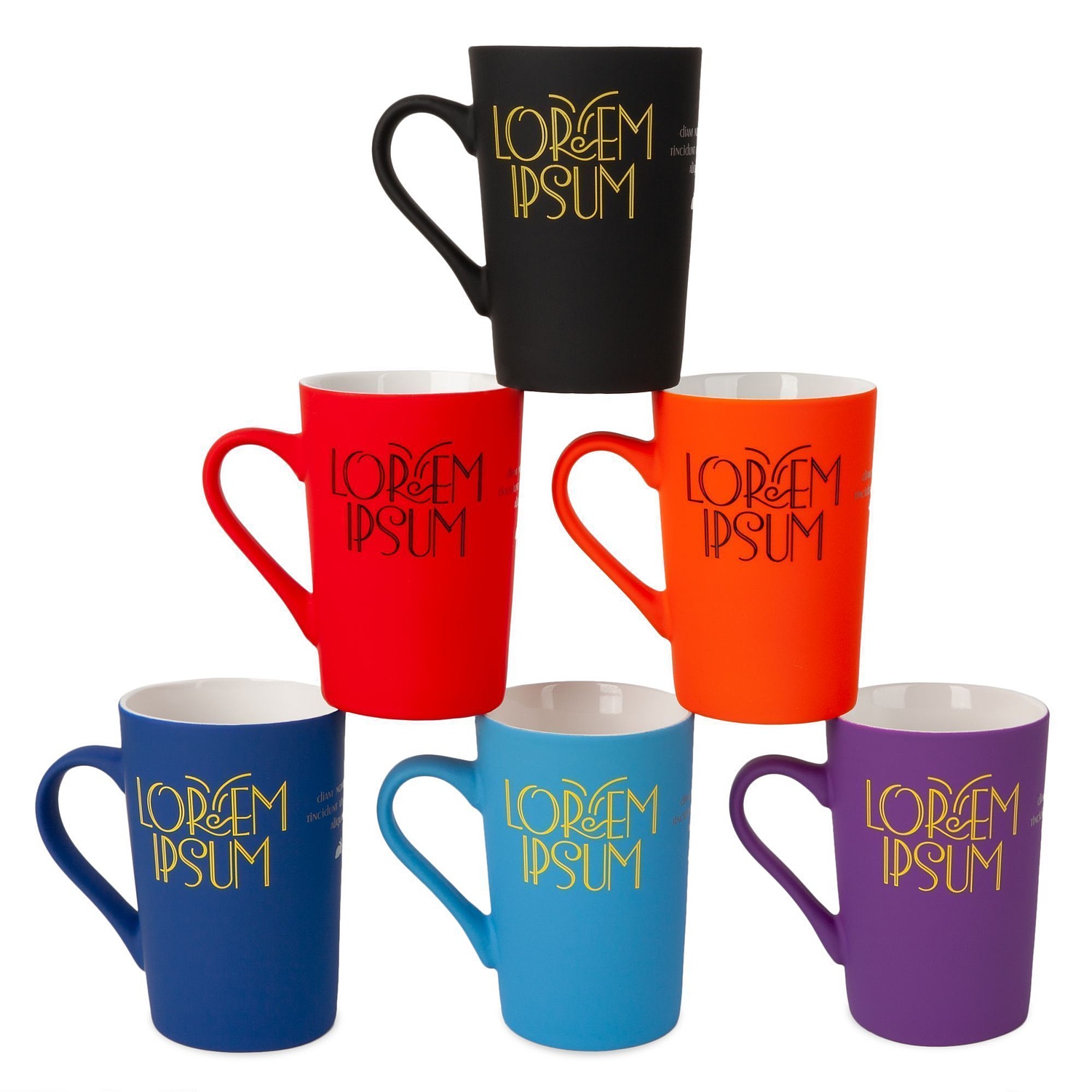 Кружка Best Noon с покрытием софт-тач, синяя с логотипом