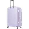 Чемодан Logoduck L, сиреневый с логотипом