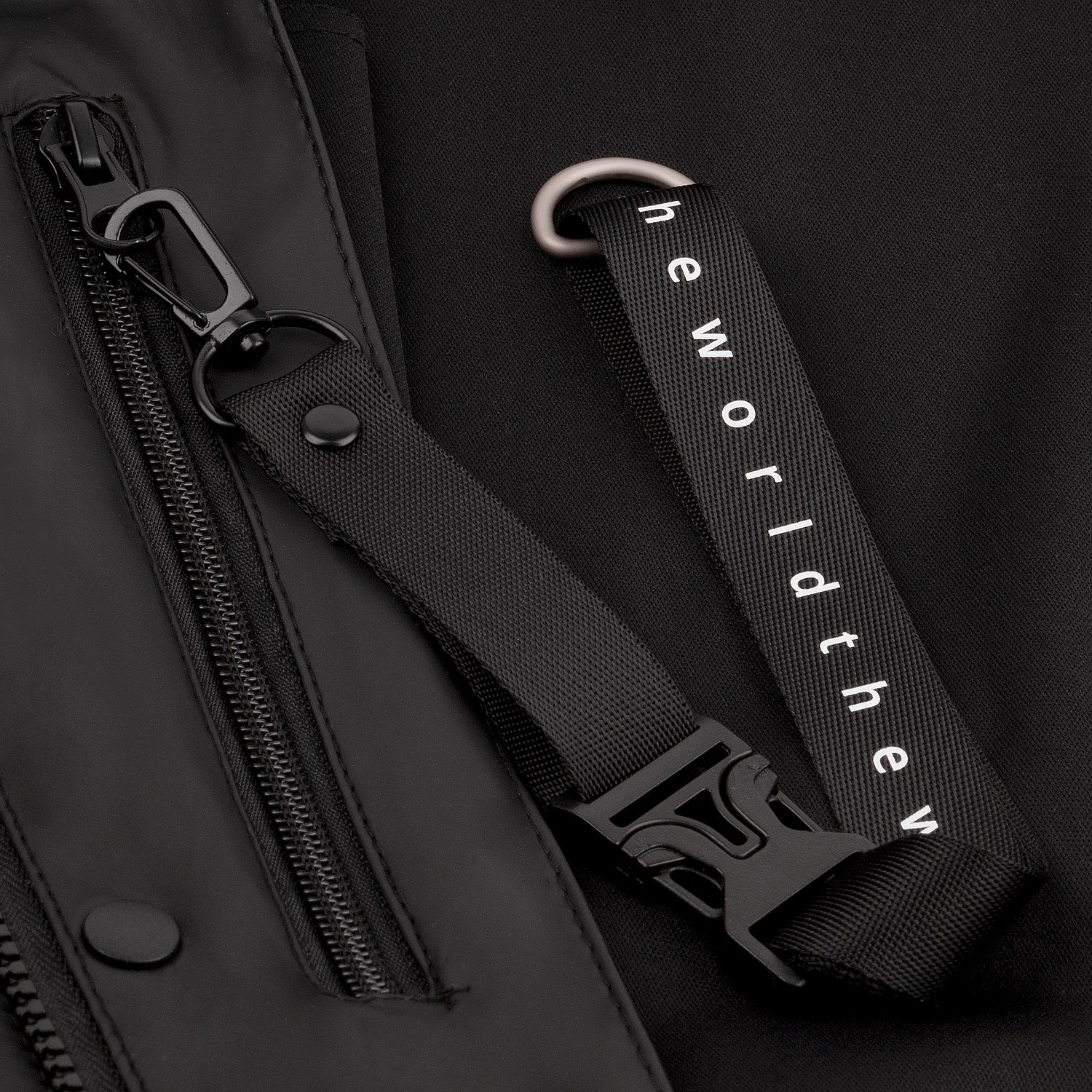 Застежка-пряжка Fibbia, черная с логотипом