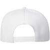 Бейсболка Snapback с прямым козырьком, белая с логотипом