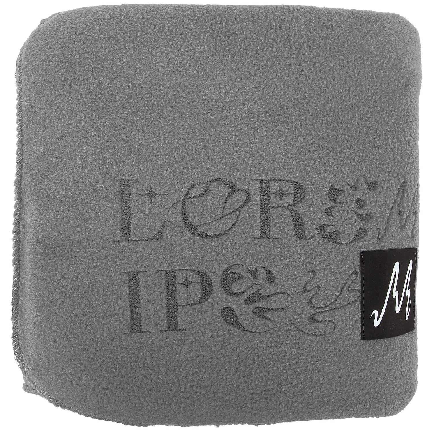 Флисовый плед Warm&Peace, серый