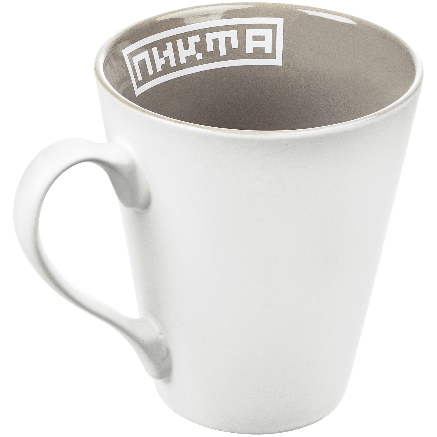 Набор Flat White, серый с логотипом