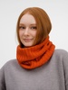 Снуд ComFleece, темно-оранжевый (кирпичный) с логотипом