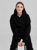 Худи Kulonga Oversize, черное с логотипом