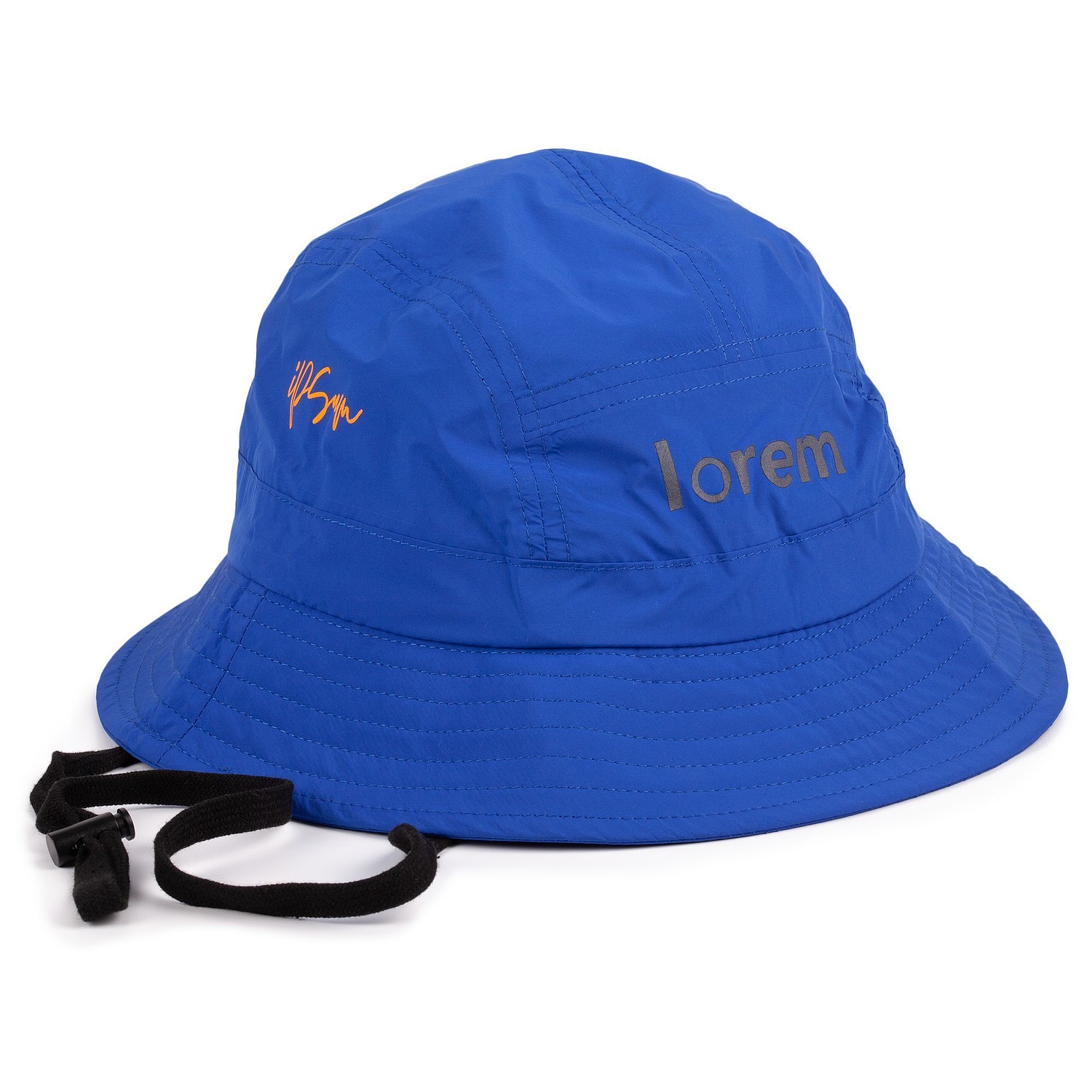 Панама Ben Mac, ярко-синяя с логотипом