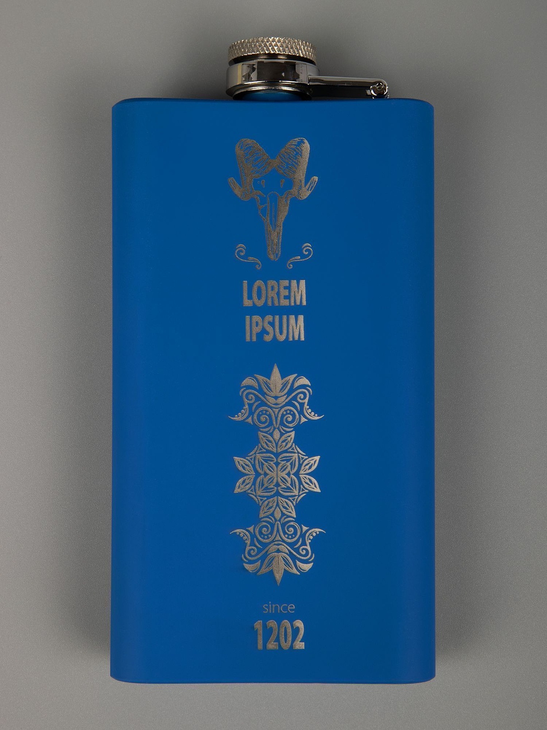 Фляжка Beatum, синяя с логотипом